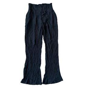 Flowy Black beach pants wide leg